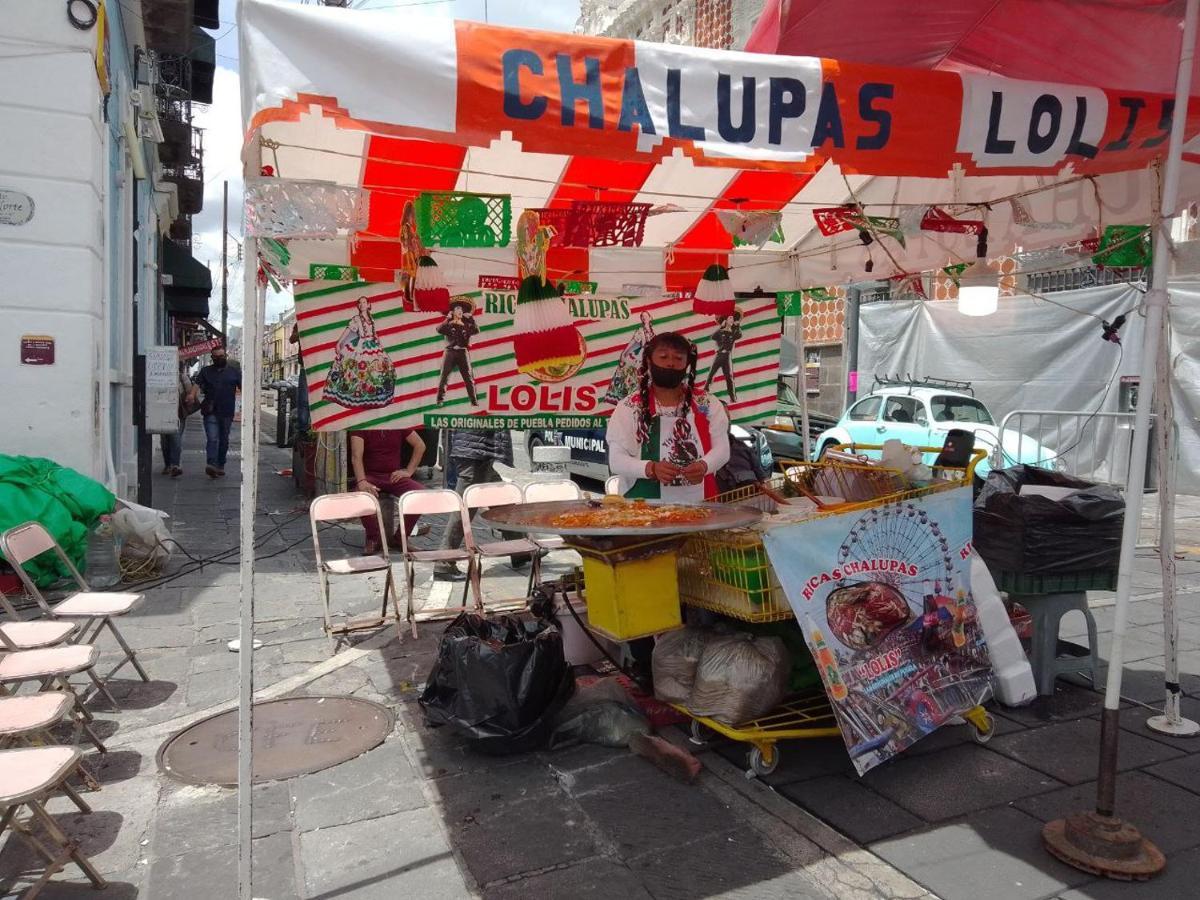 Hostal Azul Puebla Barrio El Alto Luaran gambar